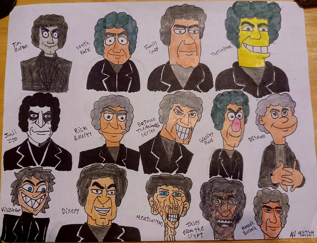 Sutter Cane in Different Cartoon Styles by ThePurgatorian on DeviantArt
