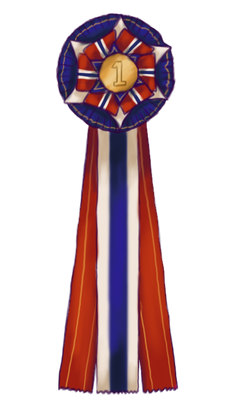 1th place rosette