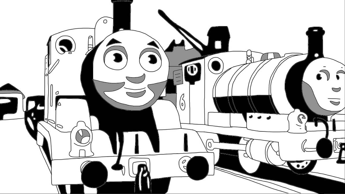 Thomas 2d Animation CGI Thomas 2D Noir by charlieaat1108 on DeviantArt