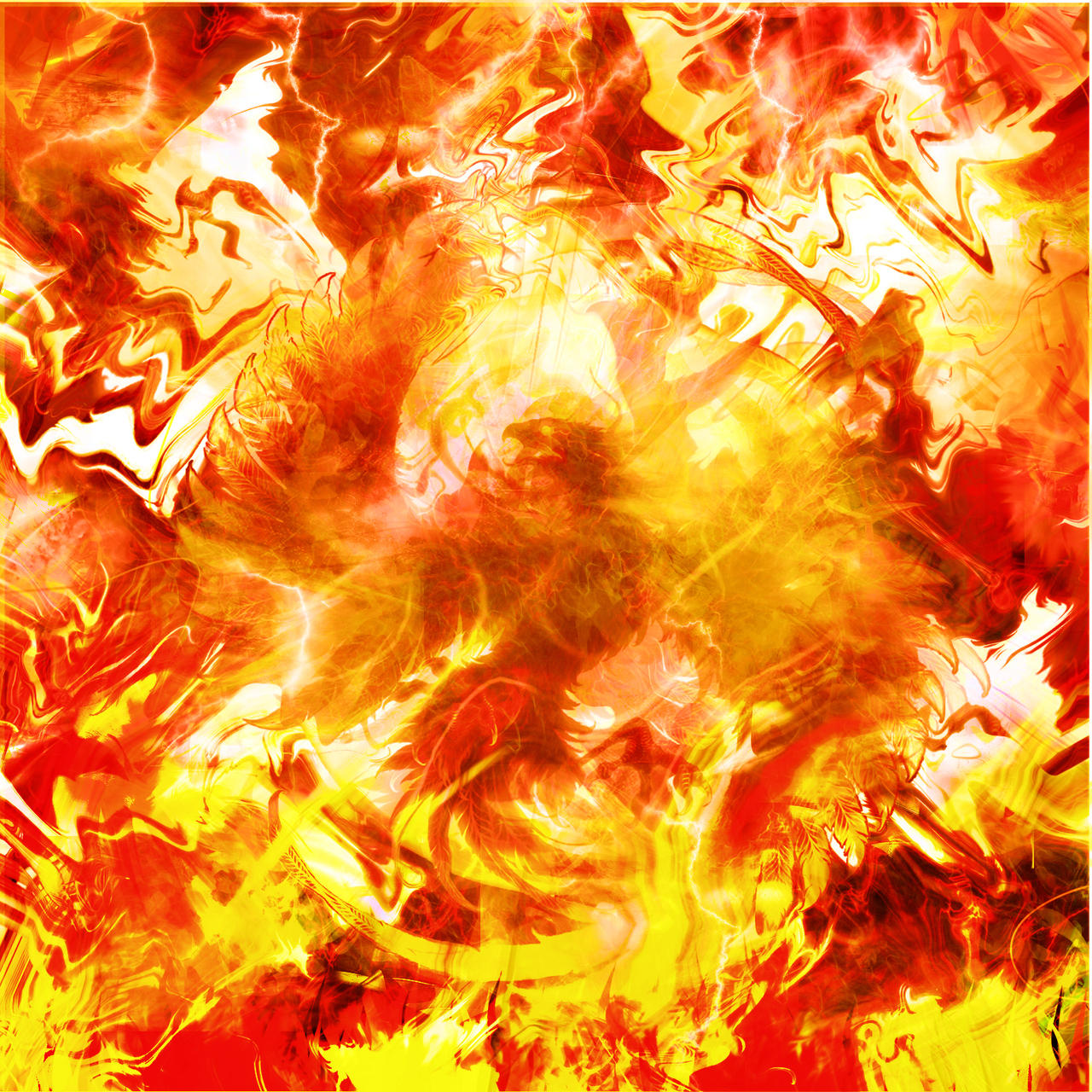 wallpaper phoenix - the fire bird by DarDream on DeviantArt