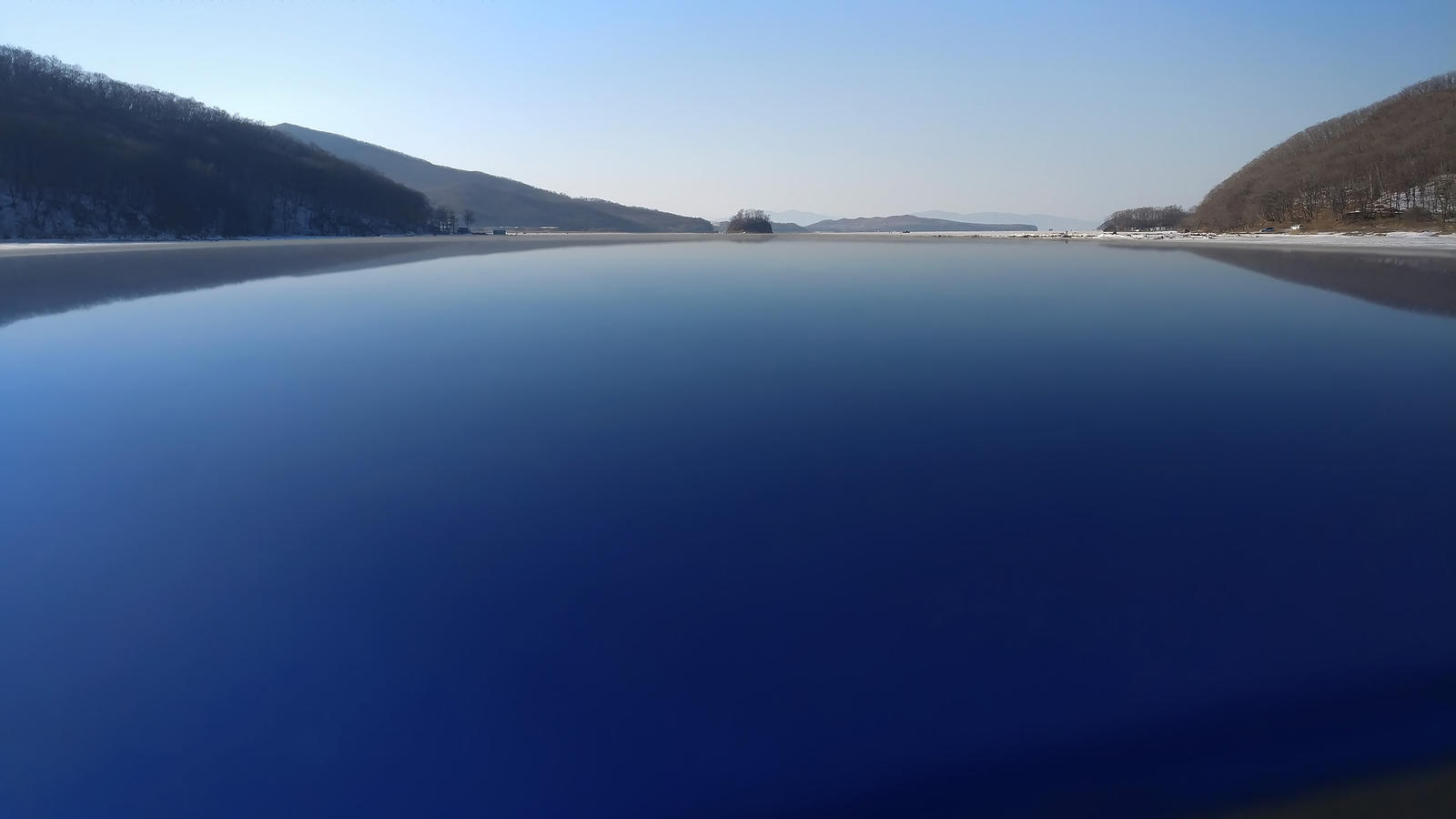 Papenberg island reflection