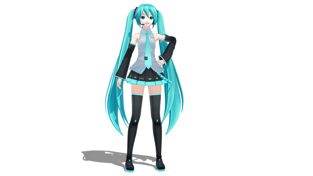 MMD Digitrevx Style Hatsune Miku V2 model dl by Ramos0984 on DeviantArt
