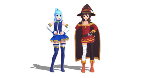 MMD Konosuba model pack download