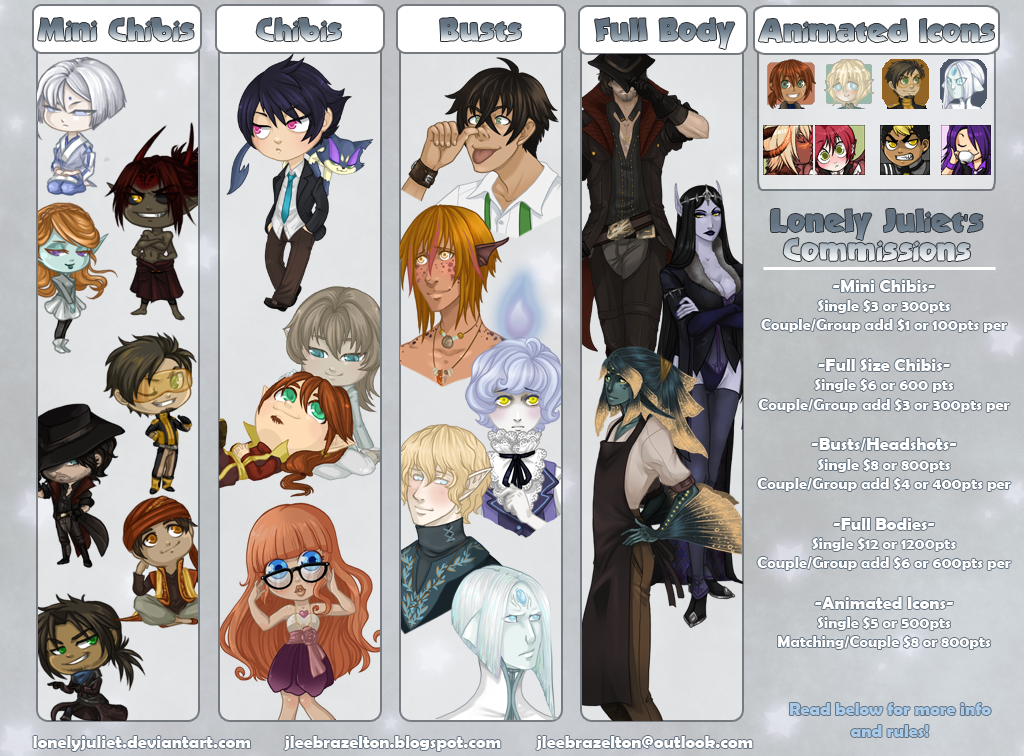 Commission rates by AK1B0 on DeviantArt