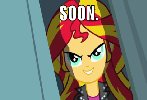 Sunset Shimmer is watching you...