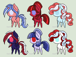 4th of July Special Pony Adopts 3 [CLOSED]