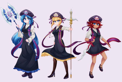 Three Mages gijinkas