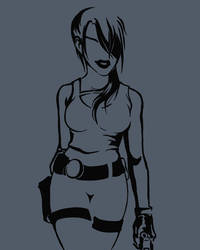 Minimalist Lara Croft