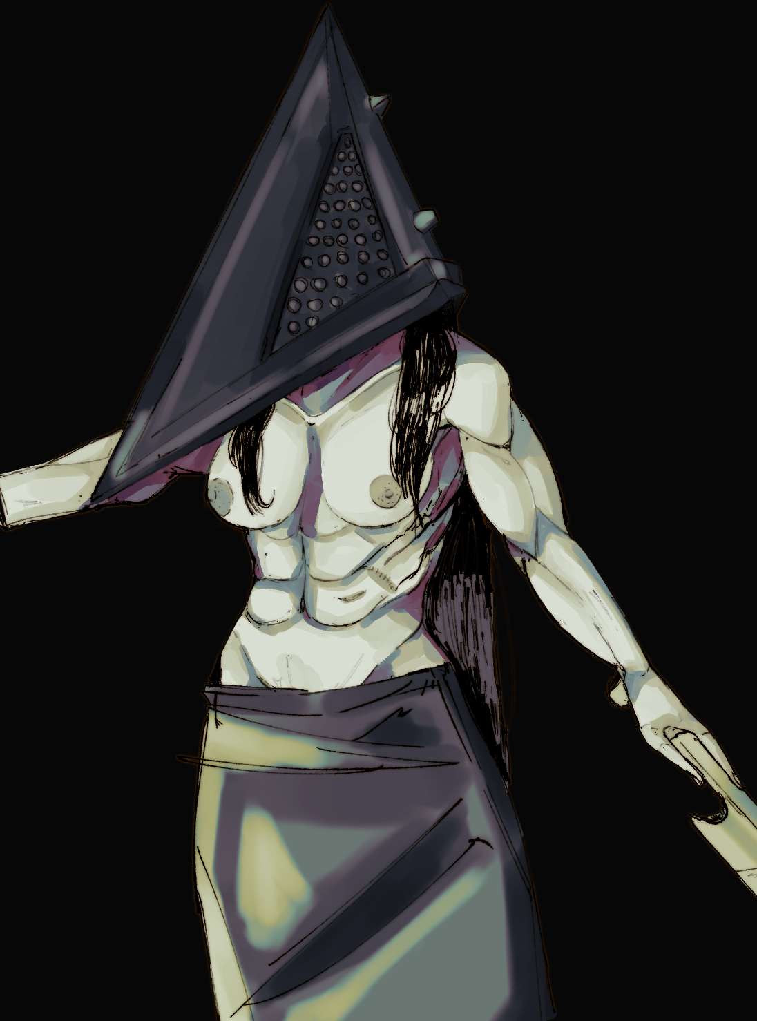 Pyramidal Female Figure Pyramid Head Genderbend by Sambarim on DeviantArt