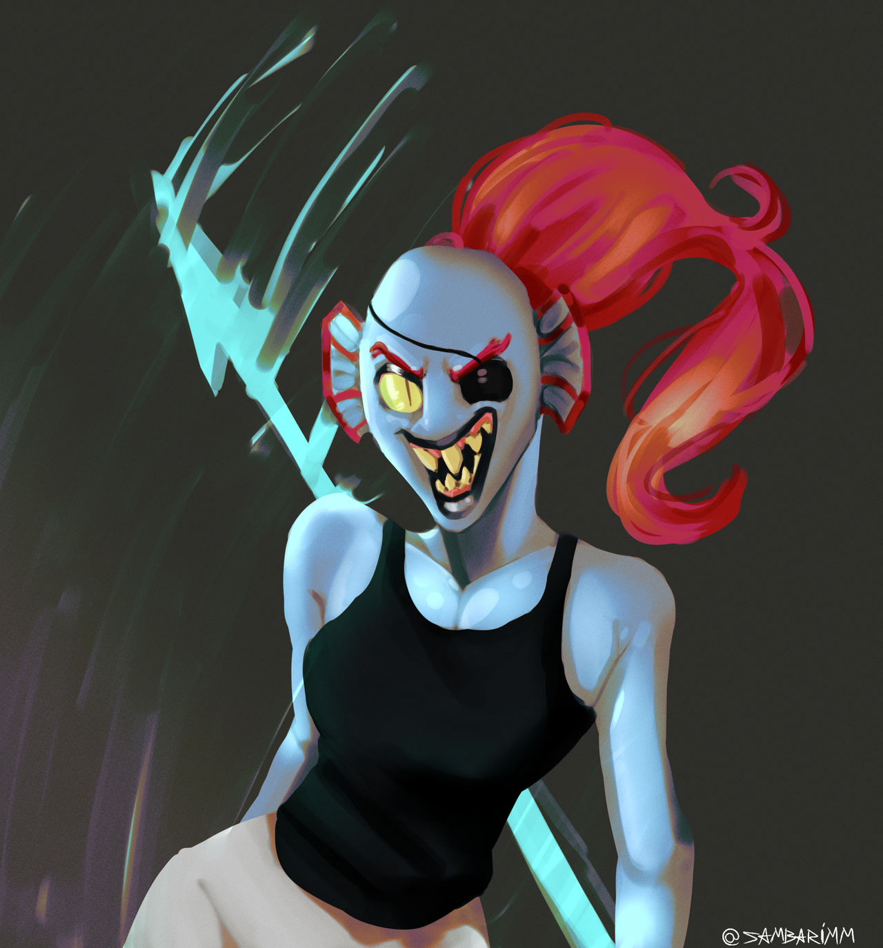Undyne Bodybuilder Undyne by Sambarim on DeviantArt