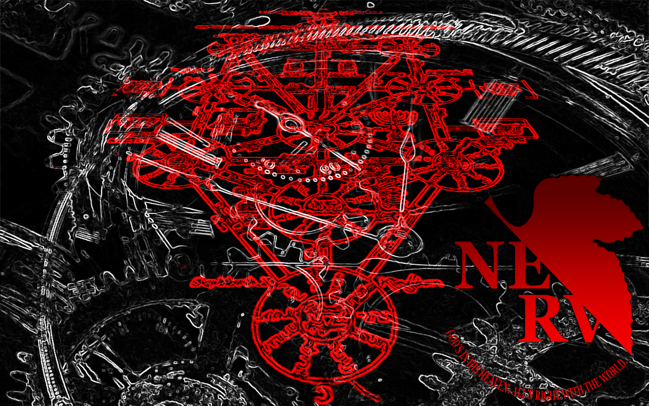 Evangelion Seraphim Diagram And Nerv Wallpaper By Nanayaemiya On Deviantart