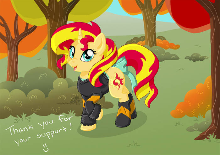 Sweater Weather Sunset Shimmer