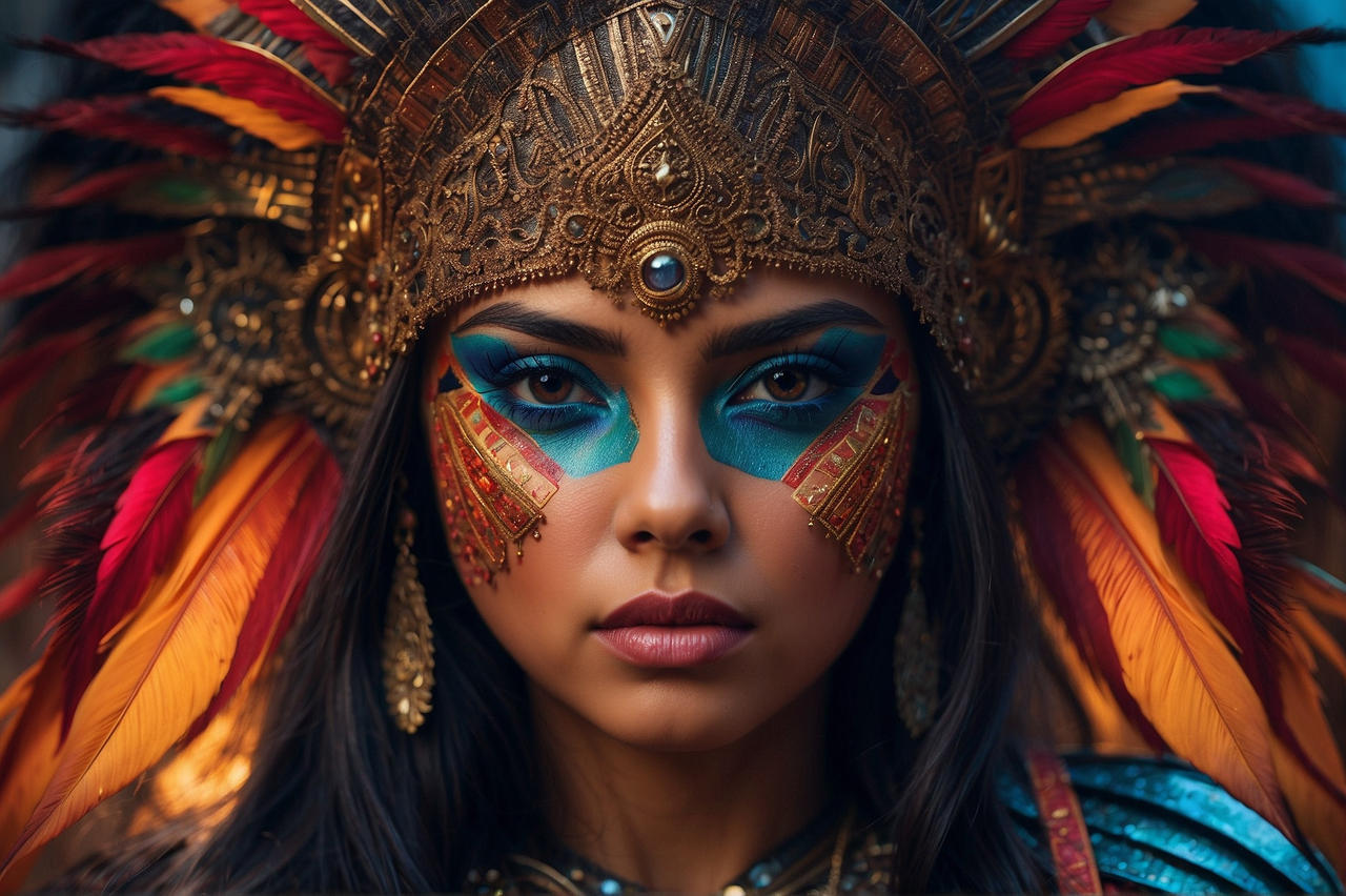 Aztec Woman by reverton on DeviantArt
