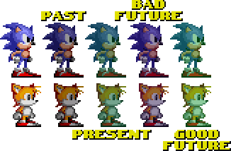 Sonic CD Water Palettes