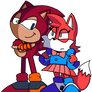 Red the Pyrohog and Lilly the Lynx