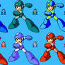 All Mega Man 11 Weapons Equipped (Classic Style)