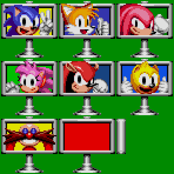 Sonic Mania Signposts (Again) by MunchJrGames on DeviantArt