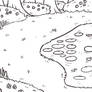 Free Spring Background Lineart.