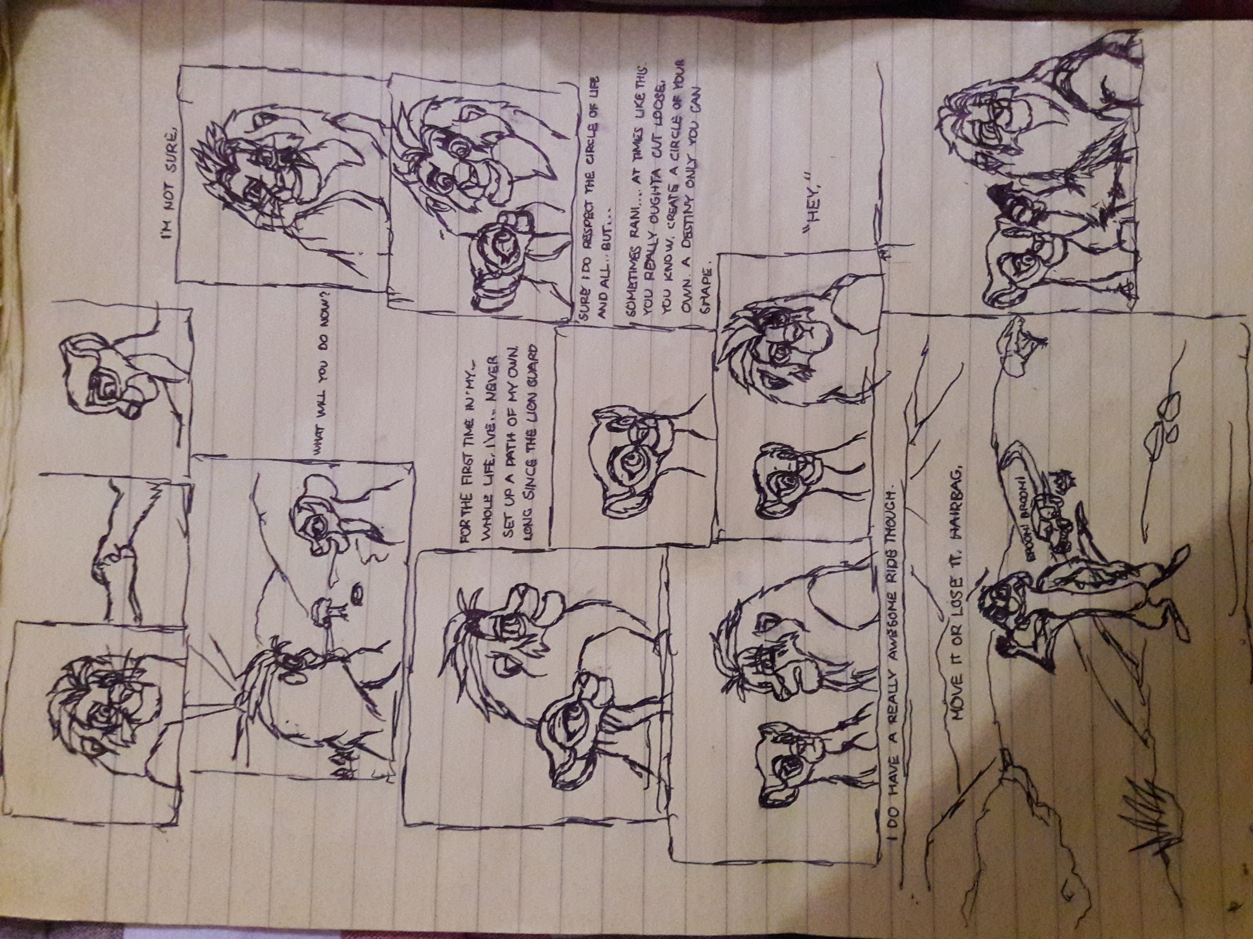 Move it or lose it, hairbag