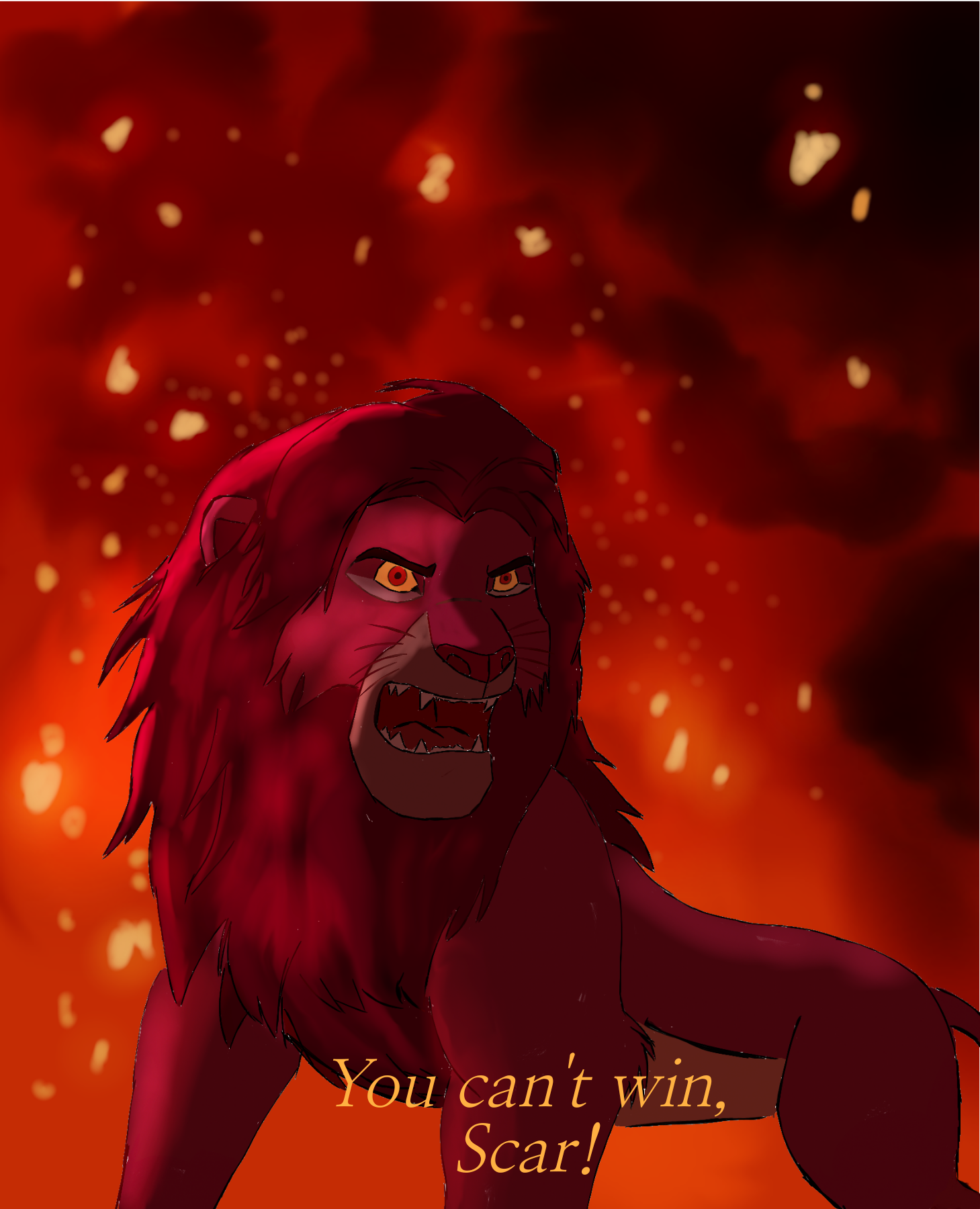 Simba Angry Deviantart Simba by Johnny888845 on DeviantArt