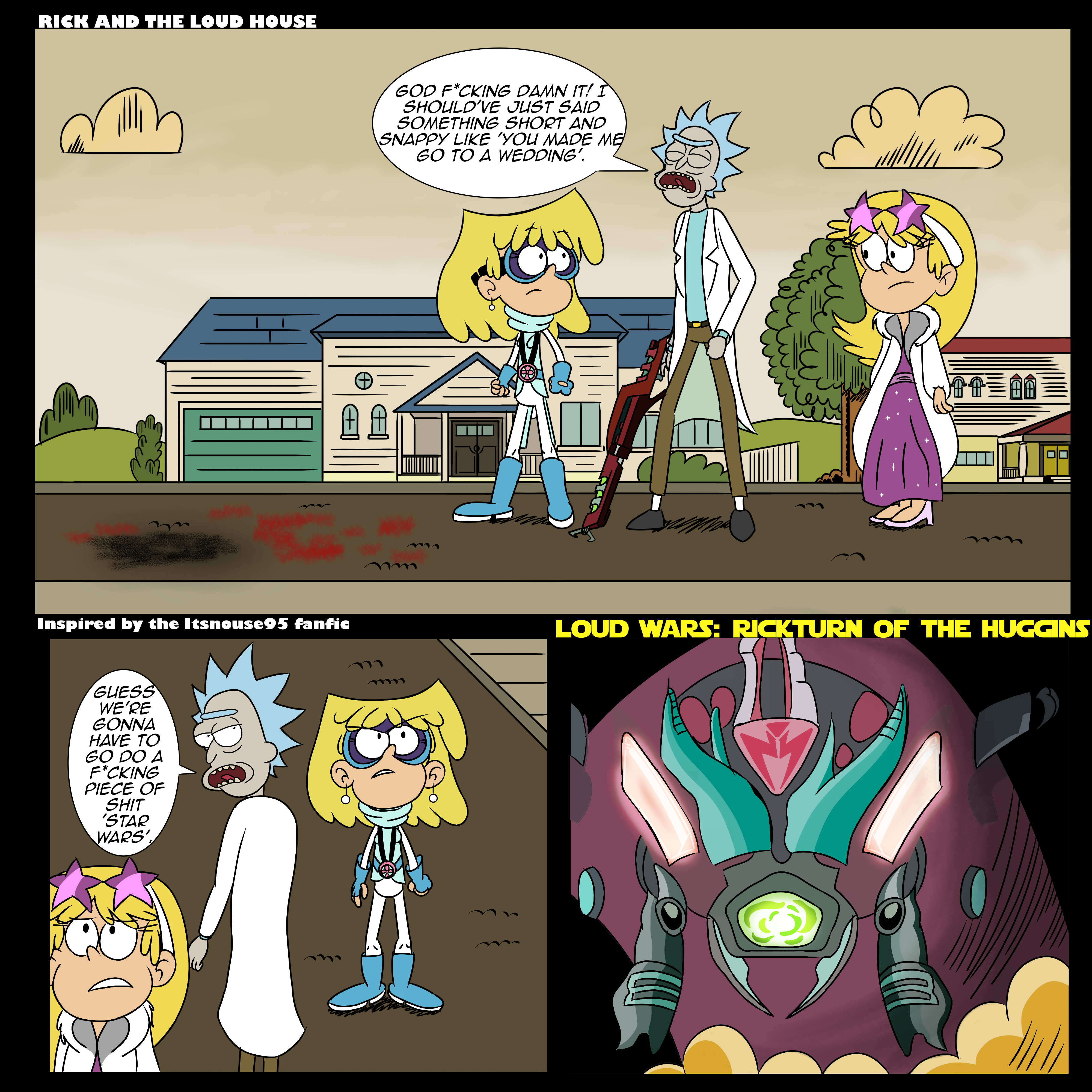 Rick and The Loud House: Doing a Star Wars