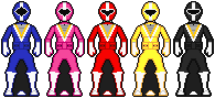 Chikyuu Sentai Fiveman Ranger Keys by mormon-toa on DeviantArt