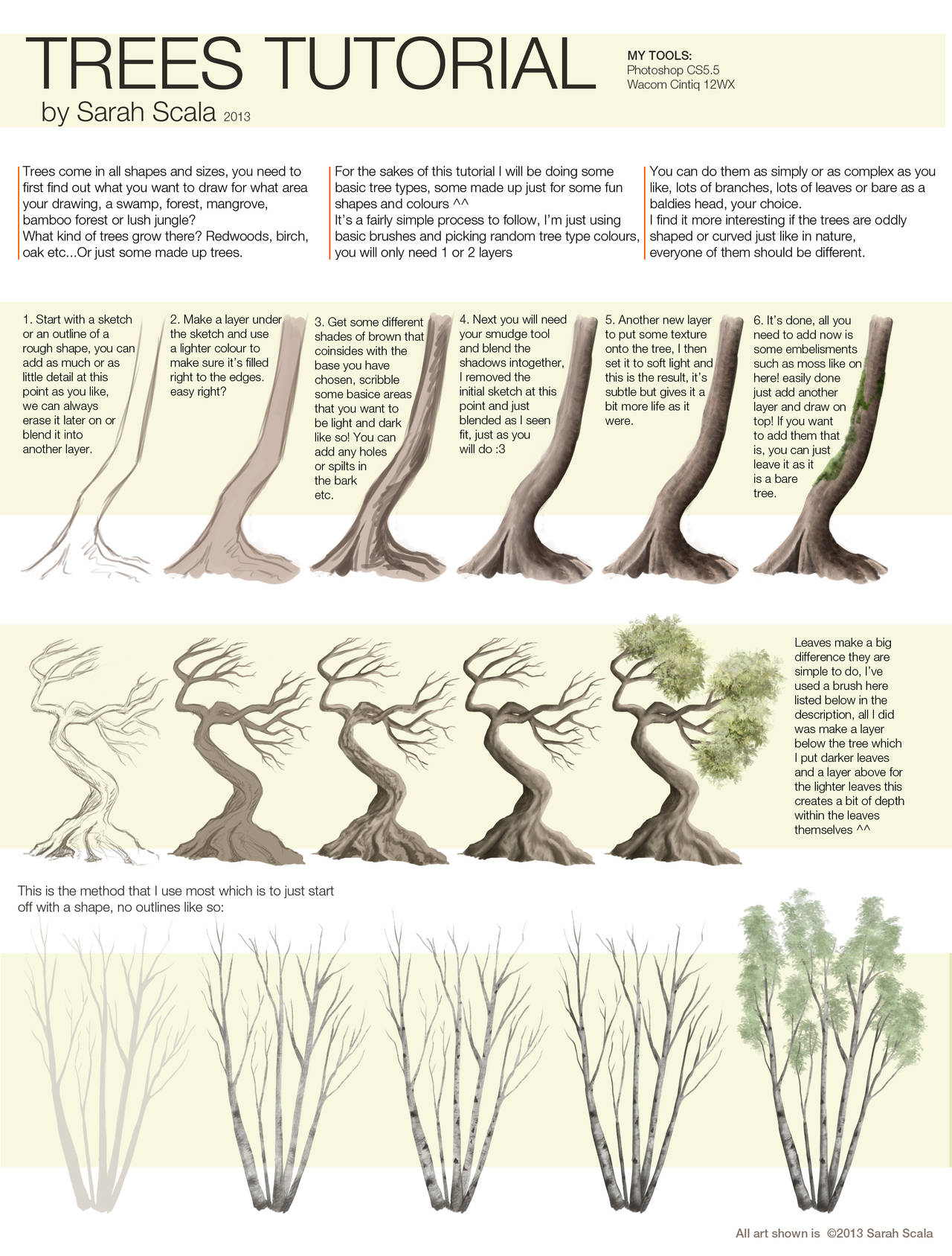 Trees Tutorial by SarahScala