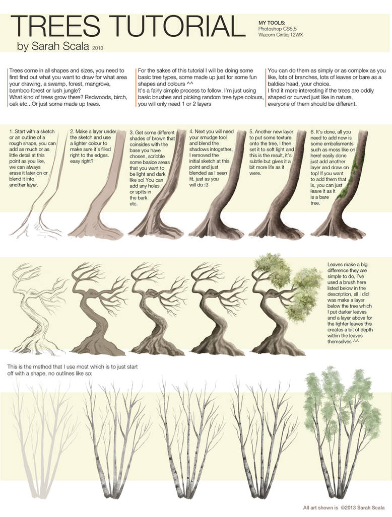 Trees Tutorial by SarahScala