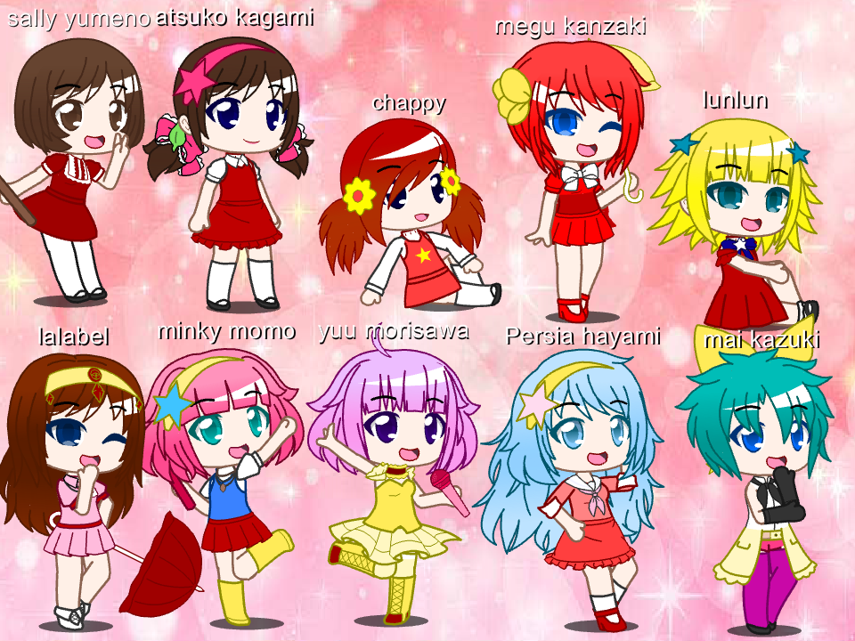 Characters that names sakura gacha club by pixiesp1991arts on DeviantArt