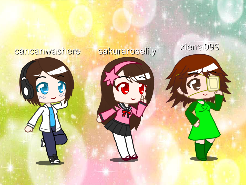 Characters that names sakura gacha club by pixiesp1991arts on DeviantArt