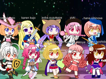 Characters that names sakura gacha club by pixiesp1991arts on DeviantArt