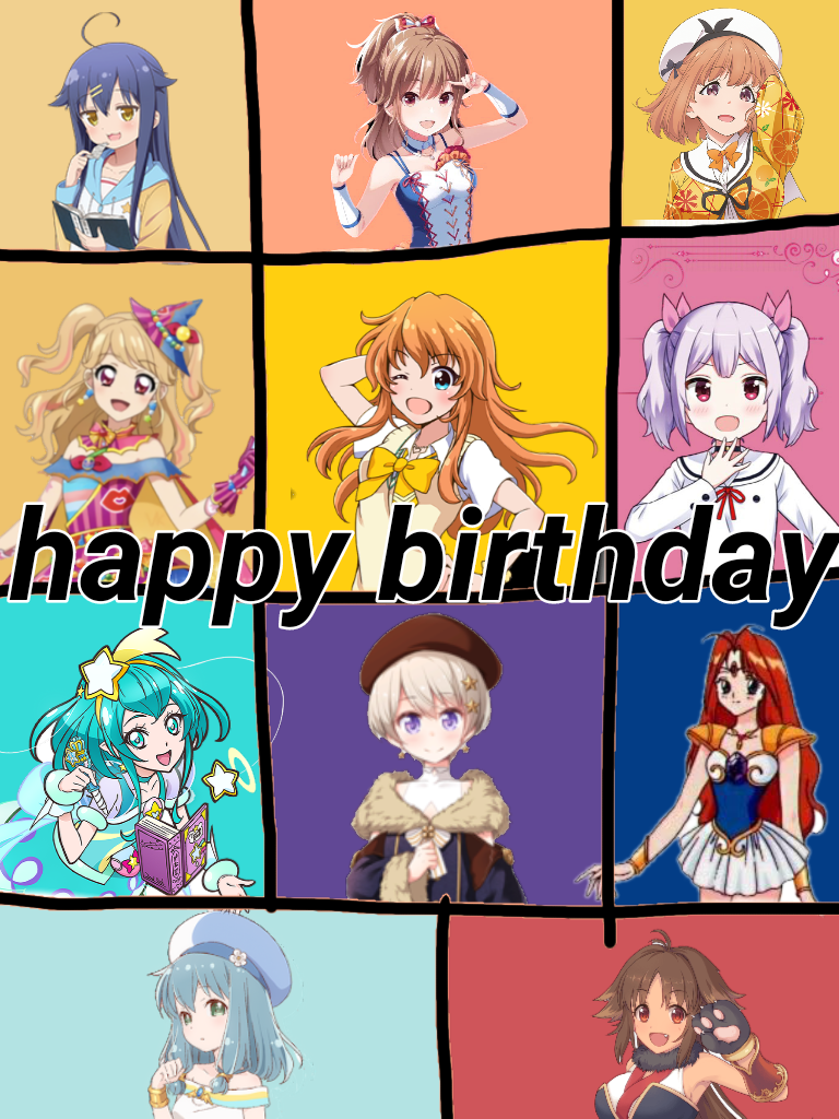 Happy birthday to 21 characters (July 3rd) by pixiesp1991arts on DeviantArt