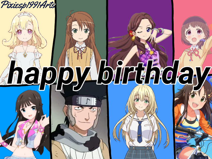 Happy birthday to 10 characters (September 23rd) by pixiesp1991arts on  DeviantArt