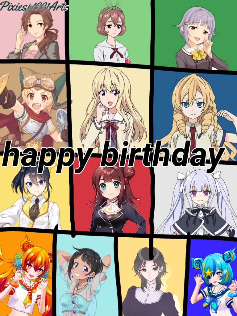 Happy birthday to 10 characters (September 23rd) by pixiesp1991arts on  DeviantArt