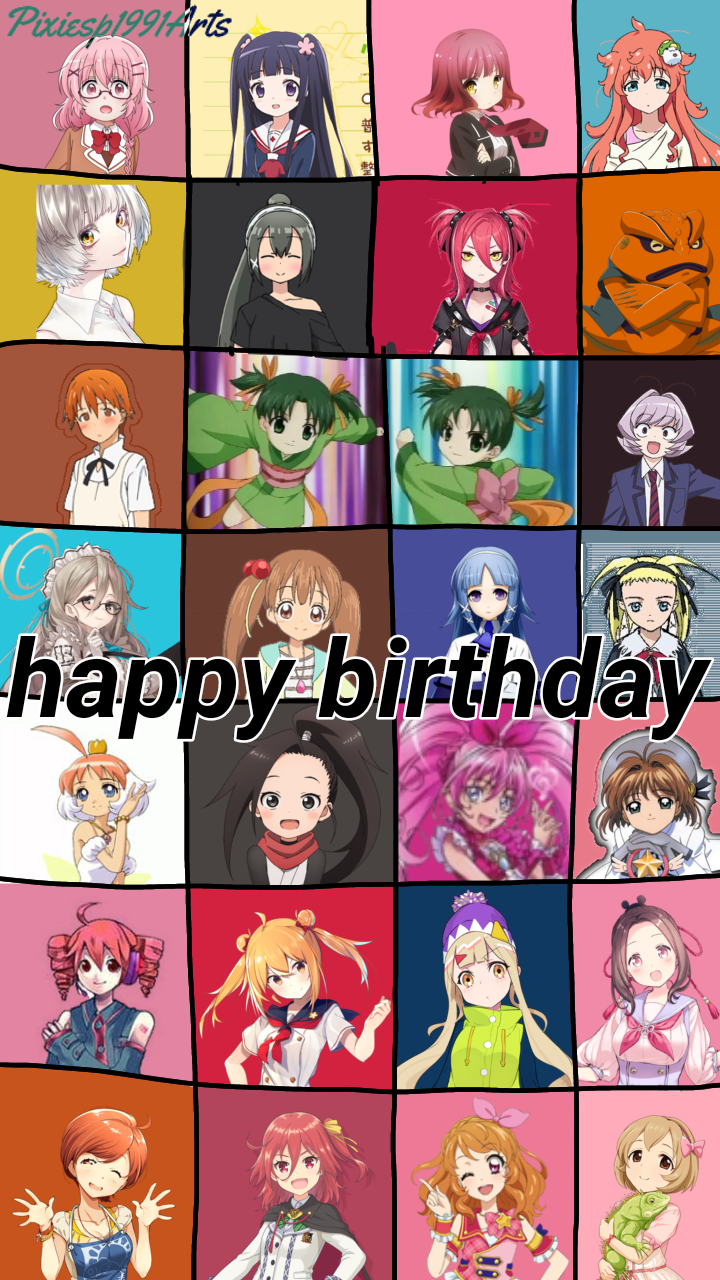 Happy birthday to 21 characters (July 3rd) by pixiesp1991arts on DeviantArt