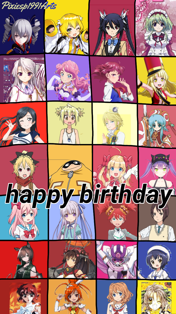 Happy birthday to 28 characters (August 2nd) by pixiesp1991arts on  DeviantArt