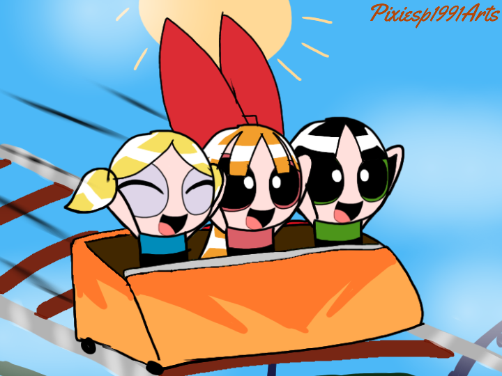 Princess Roler Coaster Deviantart Hands up on the Roller Coaster by pixiesp1991arts on DeviantArt