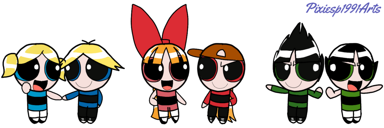 Just PPG X RRB Couples by pixiesp1991arts on DeviantArt