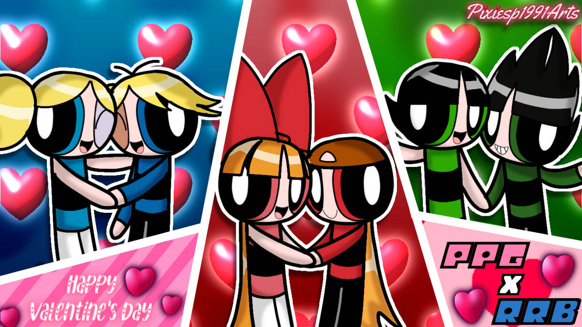 Ppg Rrb Band Valentine's Couples (PPG X RRB) by Pixiesp1991Arts on DeviantArt
