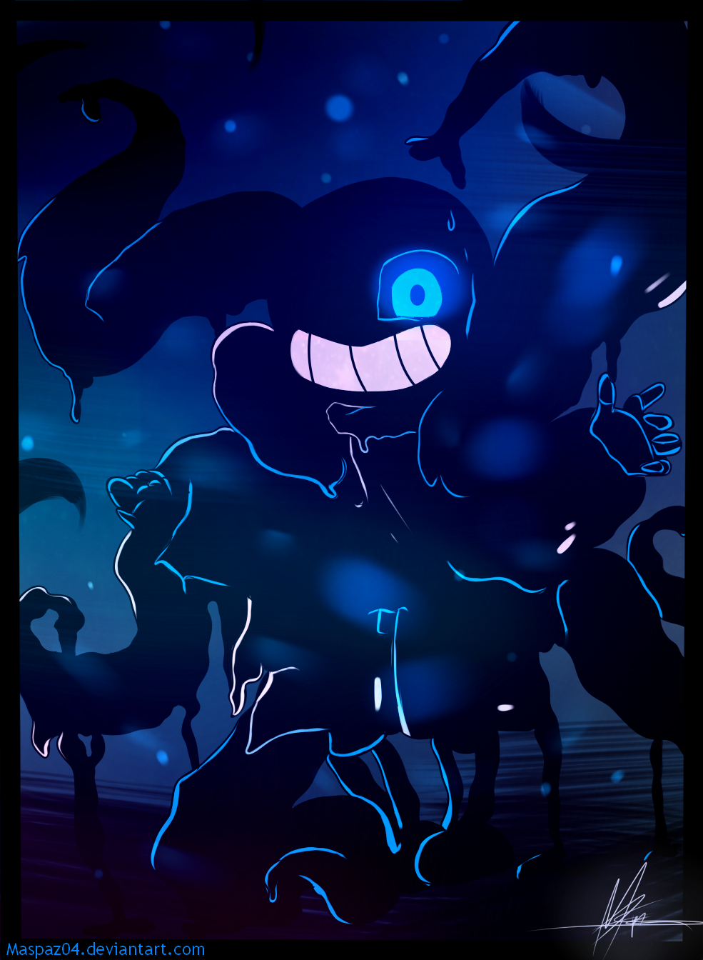 Nightmare!Sans Wallpaper.: by KumoSonika on DeviantArt