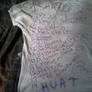 Nine Inch Nails shirt I made 2 days ago - back