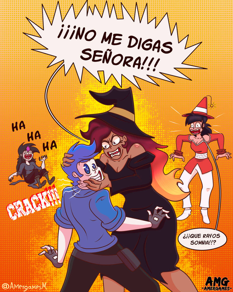 Synchron Rage Witch Angry witch by Amergames on DeviantArt