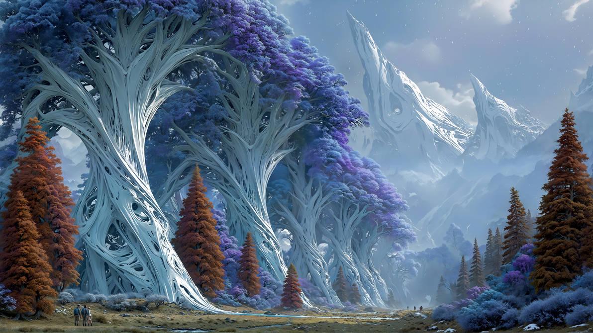 Alien Arboretum by BrokenTeapotStudios on DeviantArt
