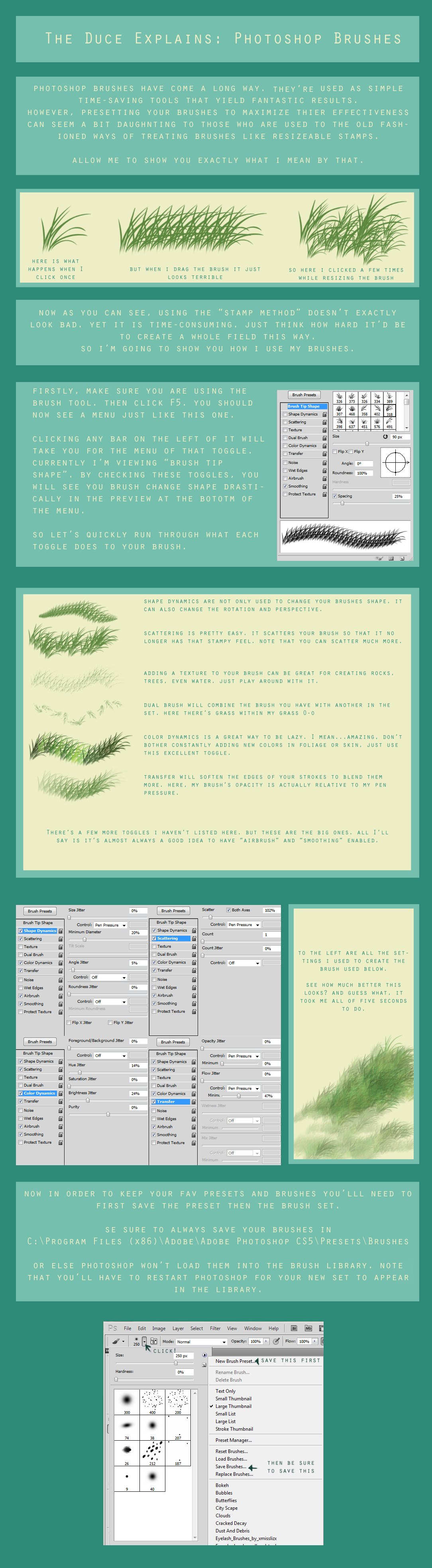 Photoshop Brushes Tutorial