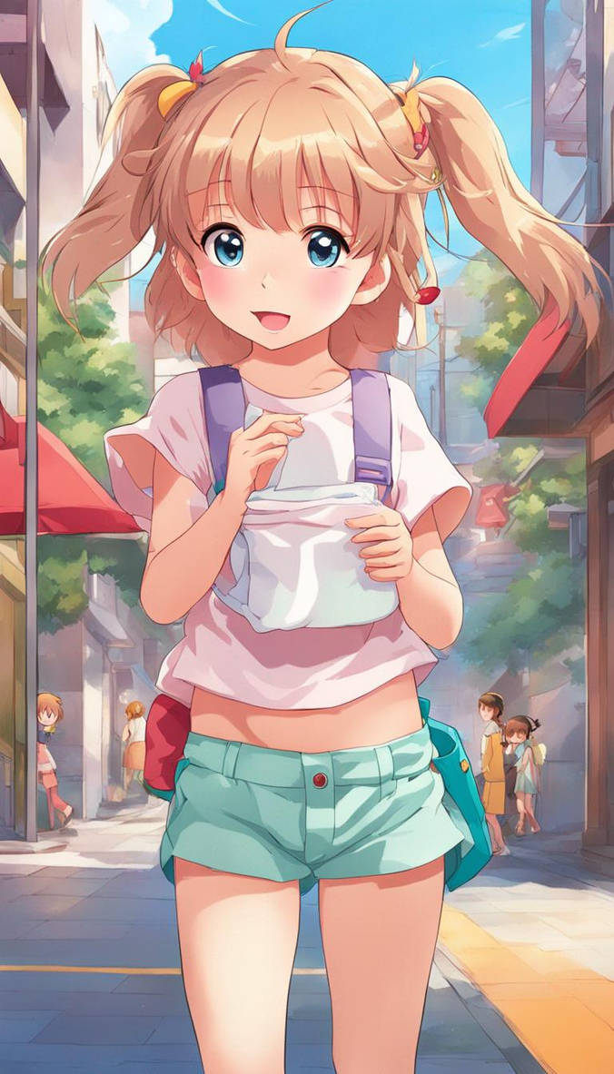 A little girl
