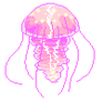 Pastel Space Jelly Fish - F2u Pixel