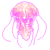 Pastel Space Jelly Fish - F2u Pixel
