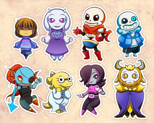 Undertale stickers