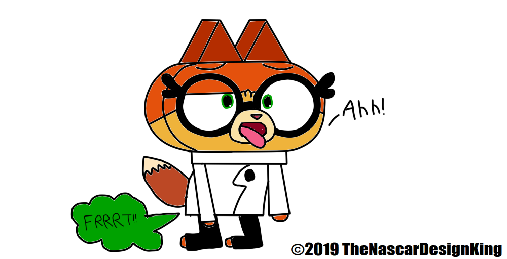 Dr Fox From Unikitty Farting V2 by TheNascarDesignKing on DeviantArt