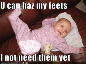U can haz my feets...